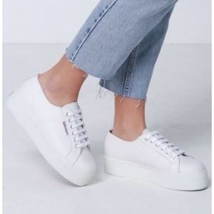 Superga Platform White Sneaker